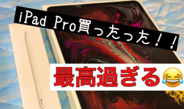 新型iPad Pro(2018) を液タブ代わりに買ってみて最初に感じたこと！