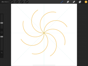 Procreateでシンメトリーや幾何学図形を描く方法 ざばーるのapple信者への道