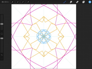 Procreateでシンメトリーや幾何学図形を描く方法 ざばーるのapple信者への道